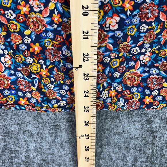 Old Navy Shirt Womens S Floral Classic Button Poplin Cottage Business Casual - Picture 5 of 6